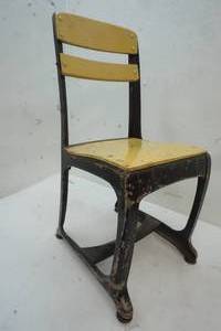 vintage school chair