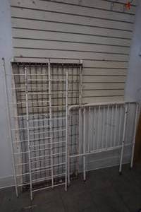 vintage cast iron crib