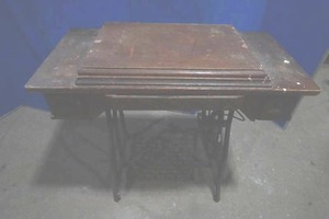 antique sewing table
