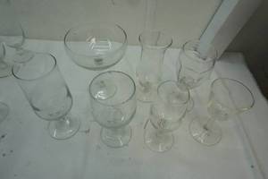 stemmed glassware