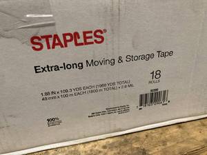 Staples Packaging Tape