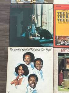 Lot of 9 Vintage Records Breakfast at Tiffanys, The Doobies, Carol King and More