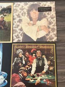 Lot of 7 Vintage Records Showboat, Rocky 3, Kenny Rogers and More