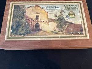 Vintage Lyons California Glace Fruits Box with Kathleens Curls