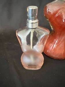 Vintage Cream Bath and Perfume in Feminine Figure