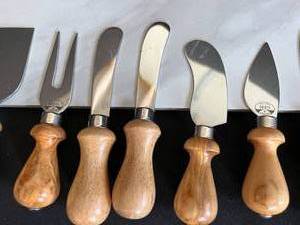 Tile Cheese Board & Cheese Cutlery