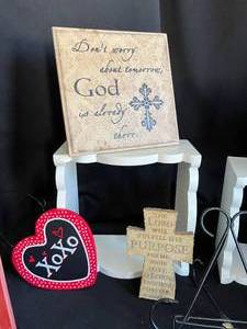 Picture Frames, BookPhoto Stands, and Small Framed Photo Lot