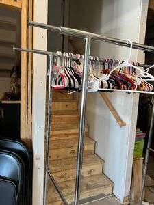 Portable Metal Clothing Rack