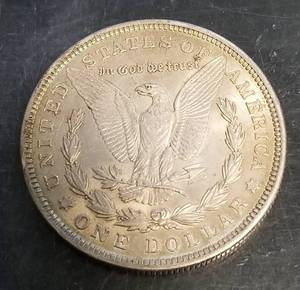 1921 MORGAN SILVER DOLLAR TONED