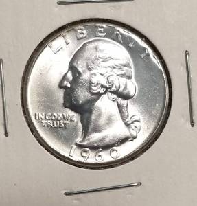 3 BU-UNC SILVER WASHINGTON QUARTERS 1960 1962 1963