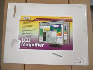 lot 847 image: Kantek MAXVIEW LCD Monitor Magnifier for 24-Inch Widescreen Monitors (Measured Diagonally) (MAG24WL),Clear