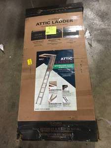 Attic Ladder, Open Box, Customer return, Review all pictures