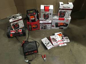 Mix lot of Vector Battery ChargersStartersinverters, Customer return, Review all pictures