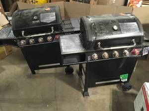 Mix Lot of 2 assorted Outdoor Grills, Customer returns, Review all pictures