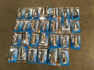 Mix Lot of assorted Bathroom Accessories, Chrome Bathtub Spout with Diverter, Customer returns, Review all pictures