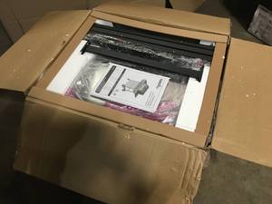Nexgrill  4-Burner Propane Gas Grill in Black with Side Burner and Stainless Steel Main Lid, Open Box, Review all pictures