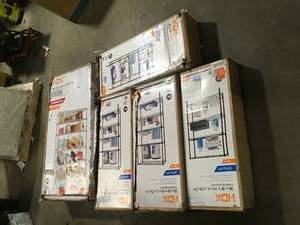 HDX Storage Cabinets, lot of 4, Customer return, Review all pictures