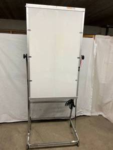 lot 5 image: American Medical Sales X-Ray Equipment Accessory Model 2028 Tilting Powered Illuminator Light Box On Mobile Stand - Many Crafting Uses For This Extra Large & Bright Viewer  Great Teaching Tool As Well Works Great