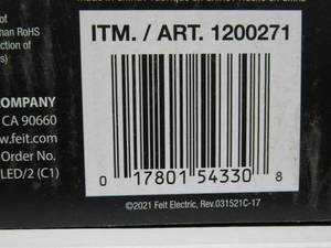 lot 128 image: Feit Electric PAR38 LED Spot Bright White (4 Bulbs Total-Lot)