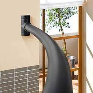 lot 98 image: PrettyHome Adjustable Arched Curved Shower Curtain Rod Rustproof Expandable Aluminum Metal Shower Rod 38-72 Inches Telescoping Design Exquisite Customizable for Bathroom,Need To Drill,Black