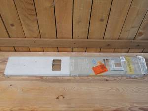 lot 92 image: ACHIM GII Morningstar Woodtone Cordless Light Filtering Vinyl Mini Blind with 1 in. Slats 29 in. W x 72 in. L