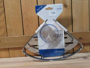 lot 130 image: Premium Collection Corner Basket for Shower