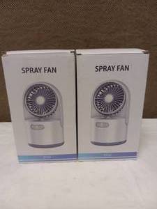 2 SPRAY & MIST FANS