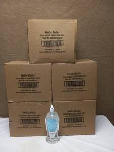 5 CASE OF HELLO BELLO GEL HAND SANITIZER