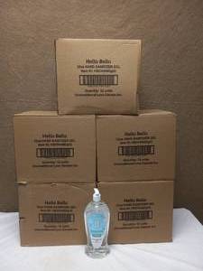 5 CASE OF HELLO BELLO GEL HAND SANITIZER