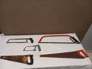 5 HAND SAWS