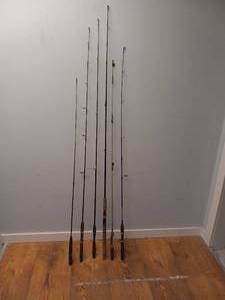 6 FISHING POLES