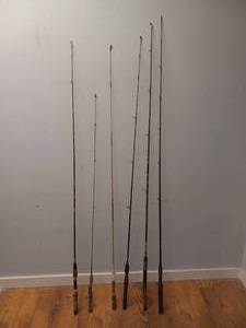 6 FISHING POLES