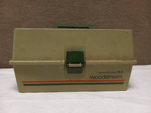 WOODSTREAM SPORT FISHER 63 TACKLE BOX WITH GEAR