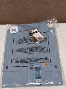 NEW MEDIUM CARHARTT LONG SLEEVE BUTTON UP RELAXED FIT SHIRT