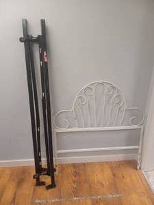 ANTIQUE CAST IRON BED