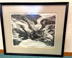 lot 394 image: Owl In Night Flight