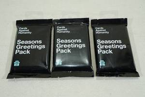 3 New Packs Cards Against Humanity Seasons Greetings Pack