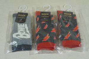 3 Pairs Junk Food Crew Socks -Fits Shoes Size 5-10