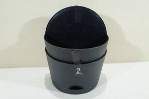 New 2-Pack Black Wall Planters -8.5x4.75x7.9