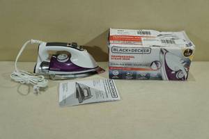 BlackDecker Professional Steam Iron