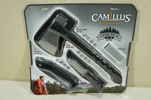Camillus Camp Pack -Hatchet, Folding Saw, Knife and Sharpener