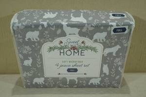 New Sweet Home Soft Microfiber 4-Piece Sheet Set -Full