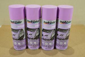 4 Dupli-Color Custom Wrap Removable Coating -Neon Vibrant Violet