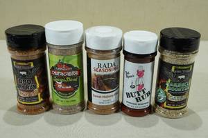 Assorted SeasoningsRubs -Kansas City, Chupacabra, Sweet Hickory, Garlic