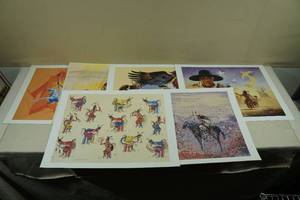 Tipi Press Native American Art Prints - Martin Red Bear, JoAnn Bird, Del Iron Cloud, Vic Runnels