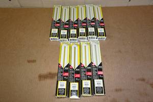 10 Power Phase 13W 120V Twin Tube 2-Pin Bulbs -Soft White