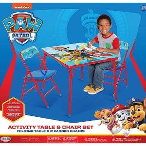 lot 2 image: Brand New PAW Patrol Activity Table Set with 2 Kids Chairs