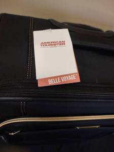 lot 3 image: Brand New - Open Box American Tourister Belle Voyage 25 Softside Upright Spinner Suitcase