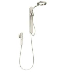 lot 6 image: Brand New MOEN Nebia 1-Spray 8 in. Dual Shower HeadHandheld Shower Head Brushed Nickel