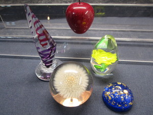 lot 21 image: Paperweights